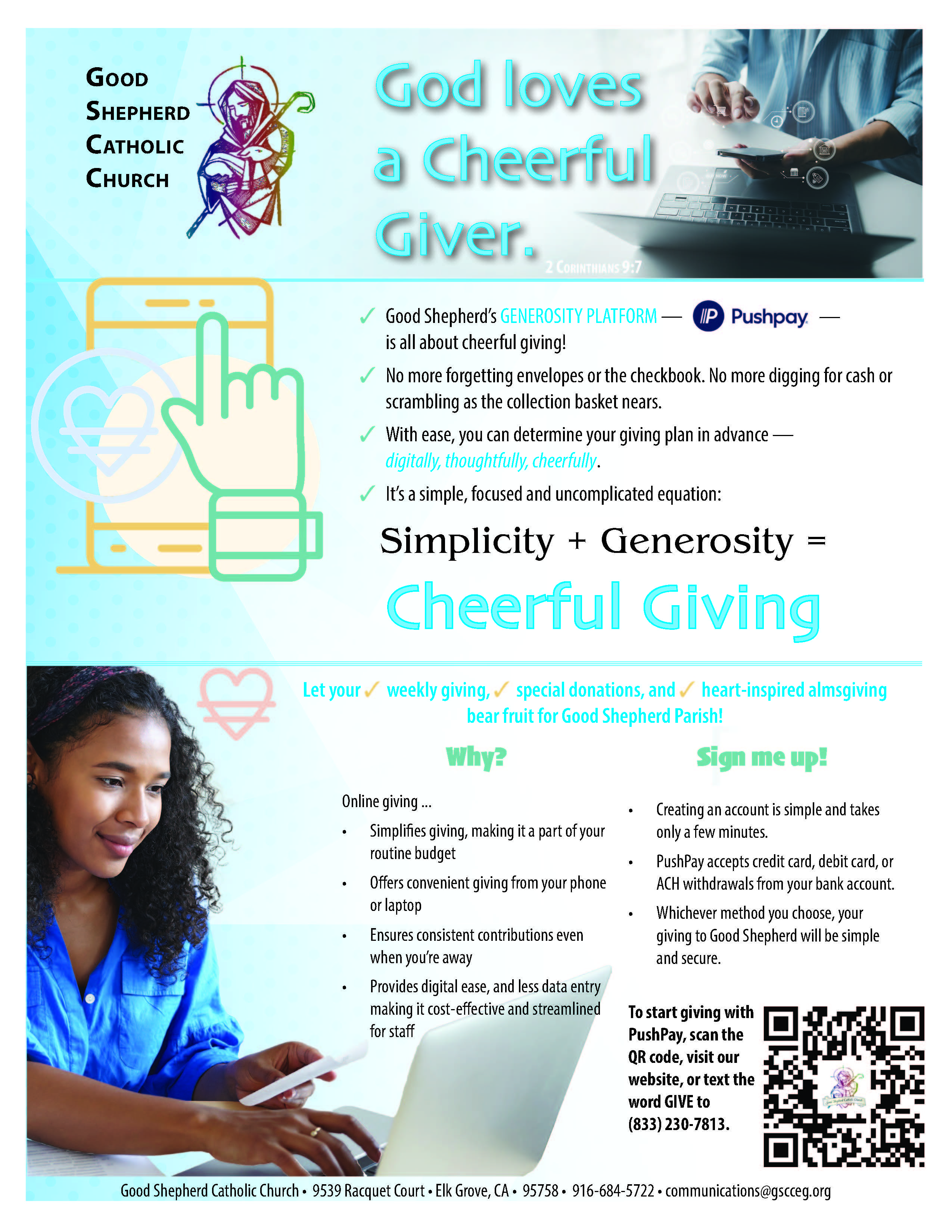 Pushpay Flyer Lynette