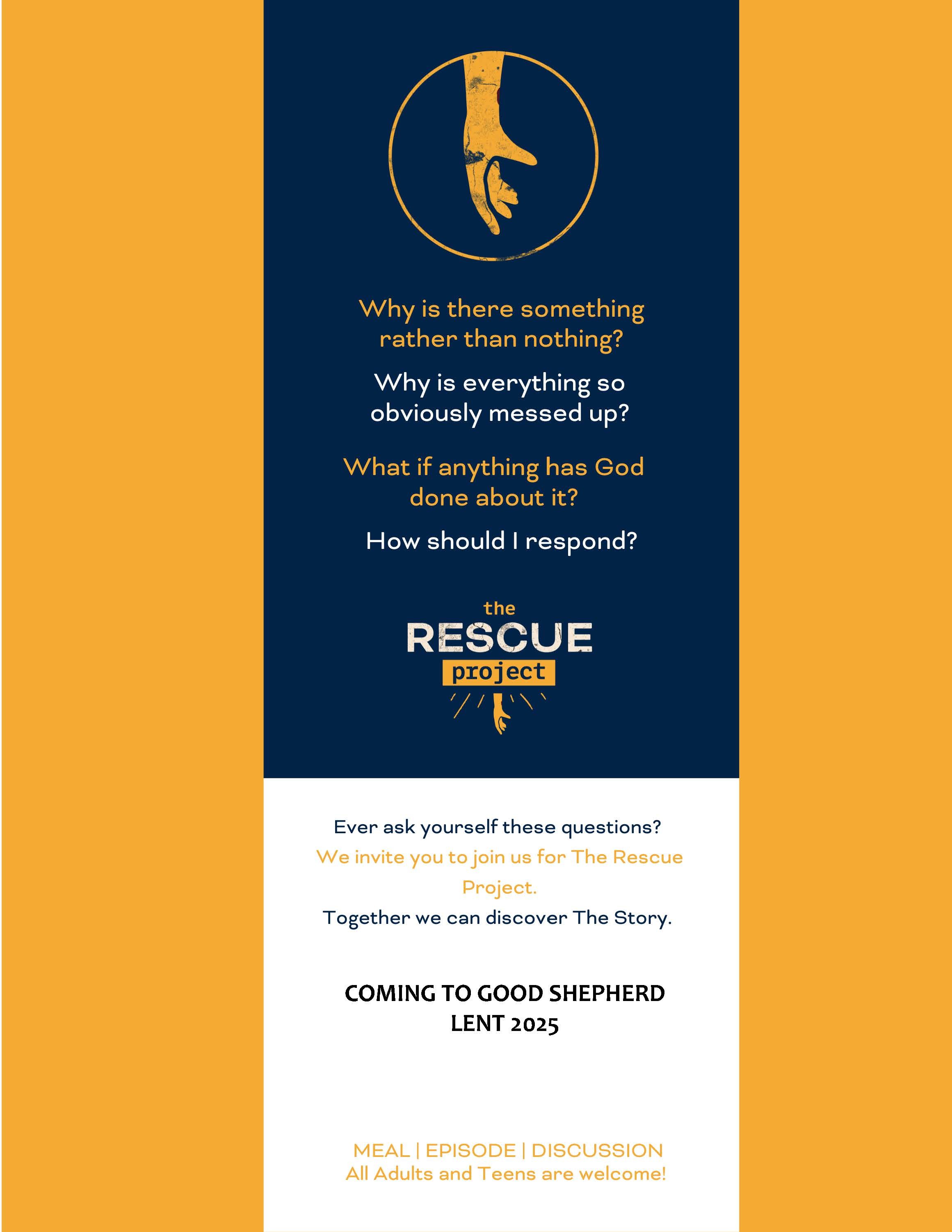 Rescue Project Bulletin Half Page