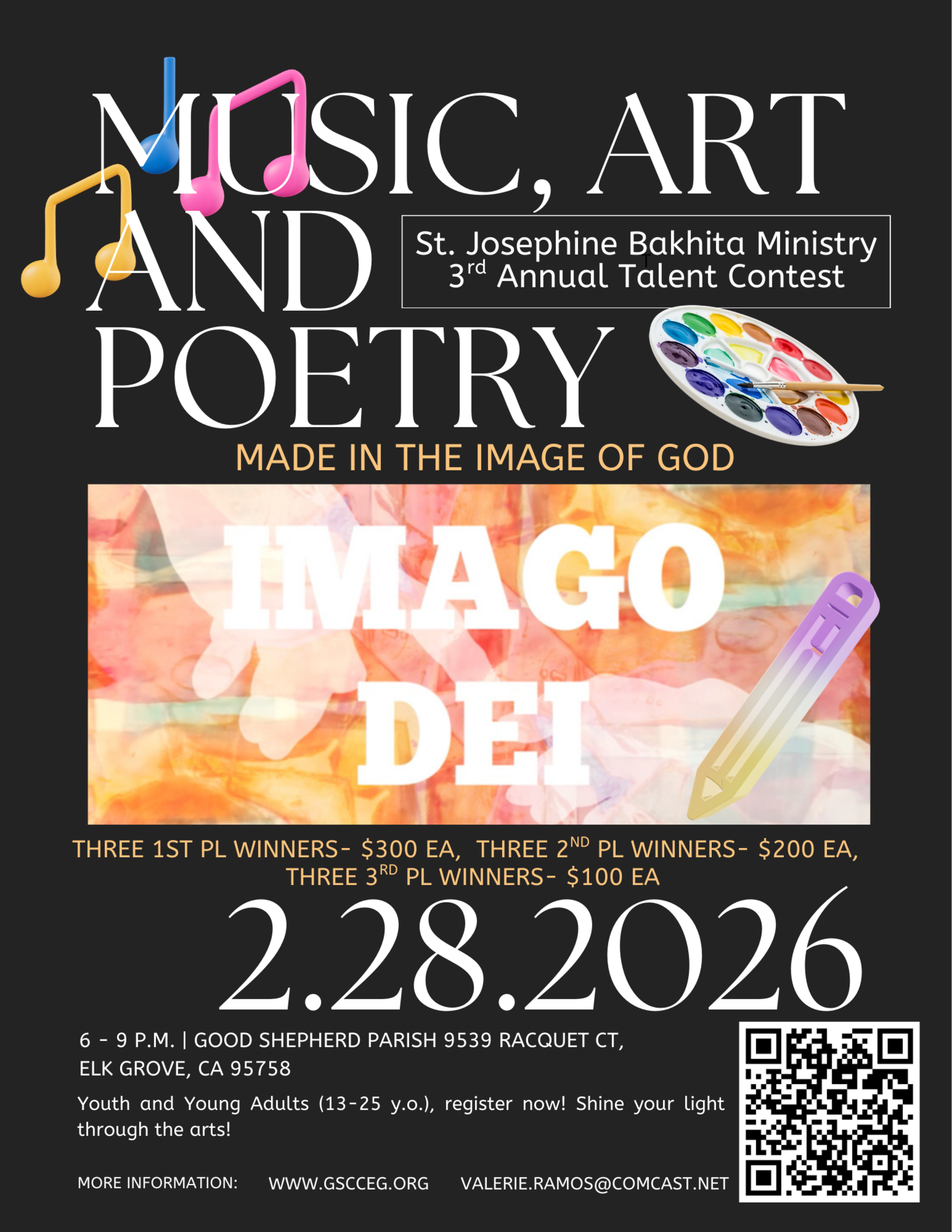 2026 Music Art And Poetry Flyer