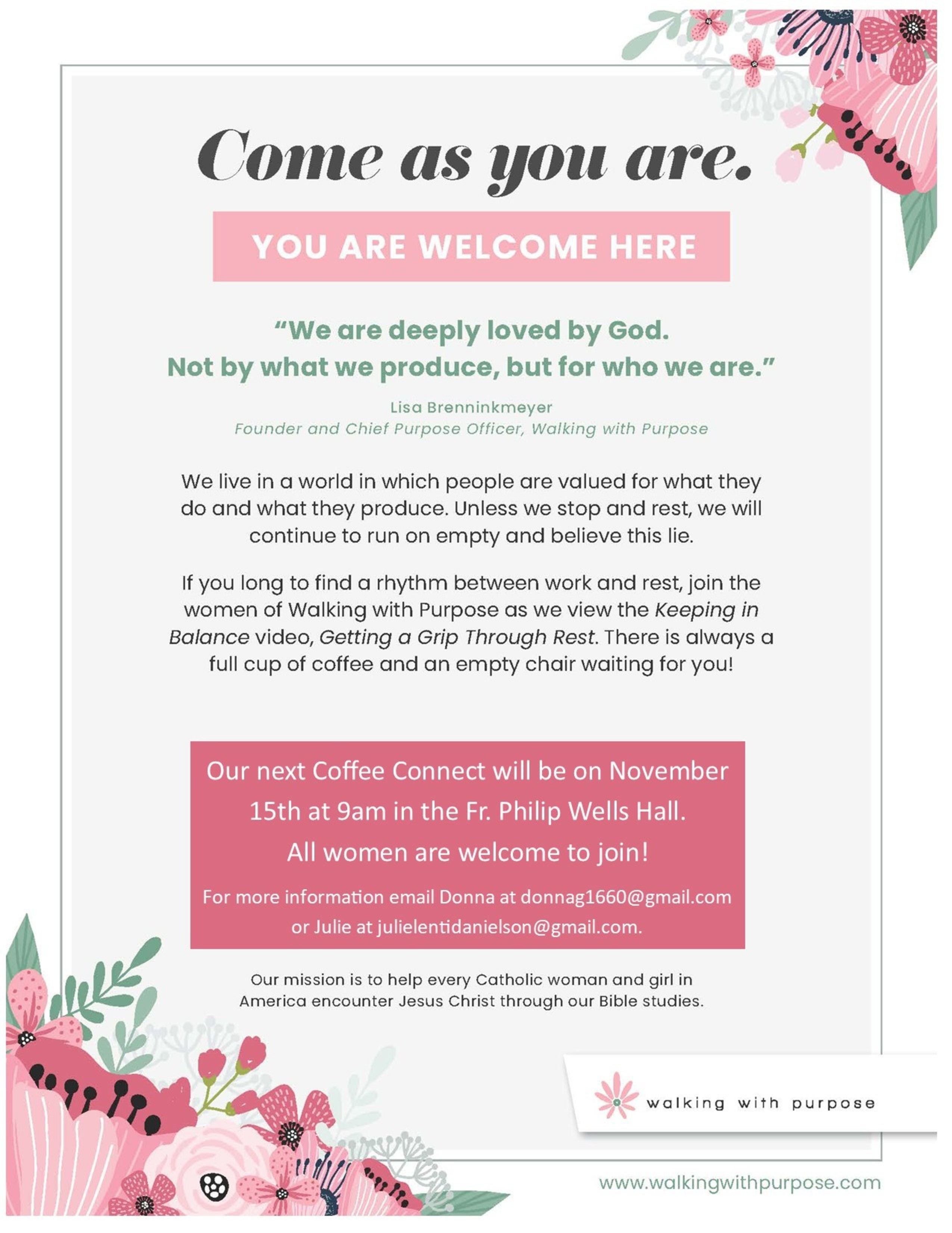 Connect Coffee 3 Flyer
