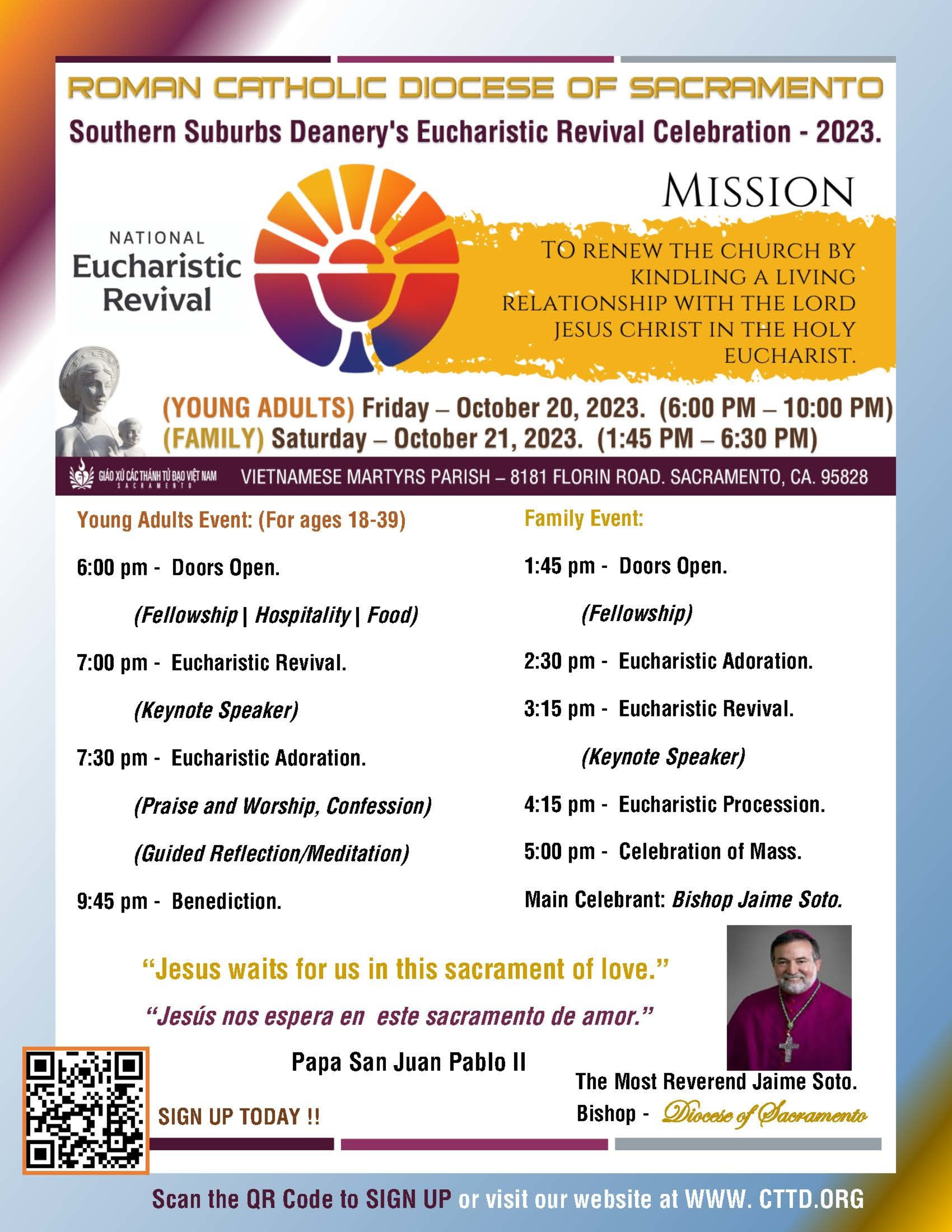 Deanery Eucharistic Revival 2023 Combined Flyer