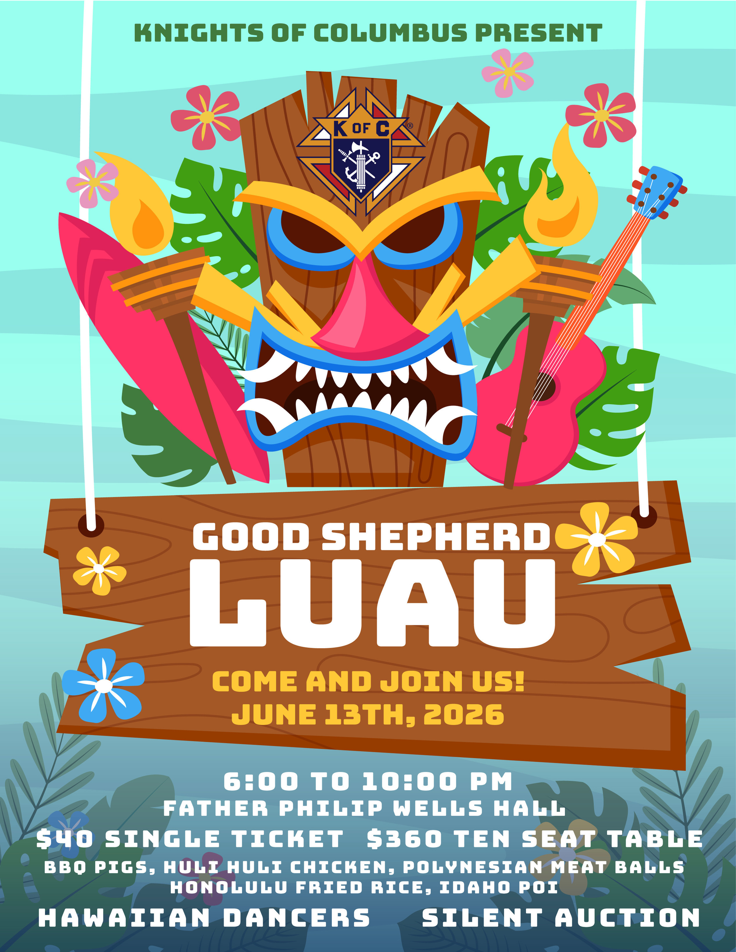 Knight Luau Flyer 2026
