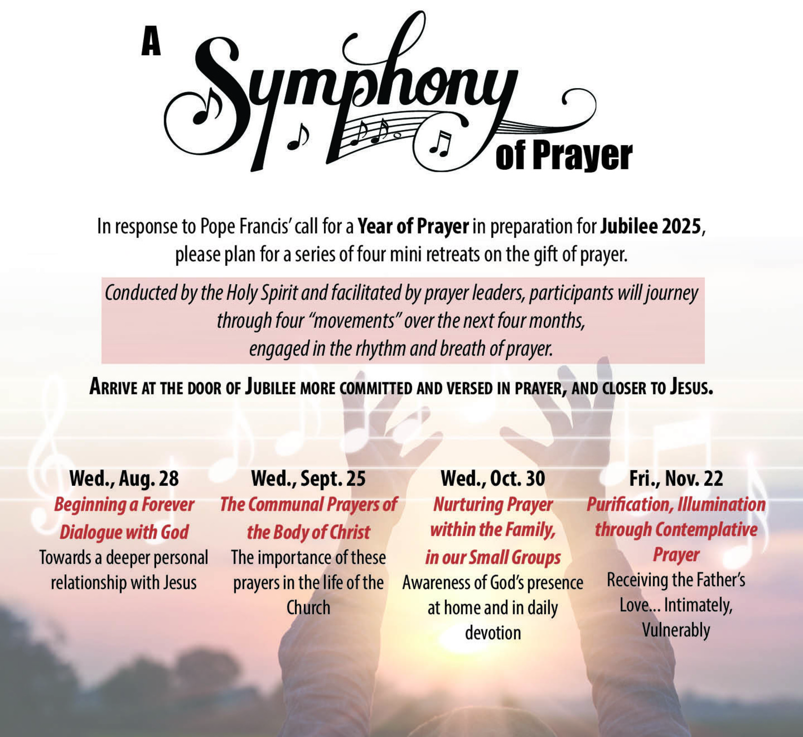 Modified A Symphony Of Prayer Bulletin A