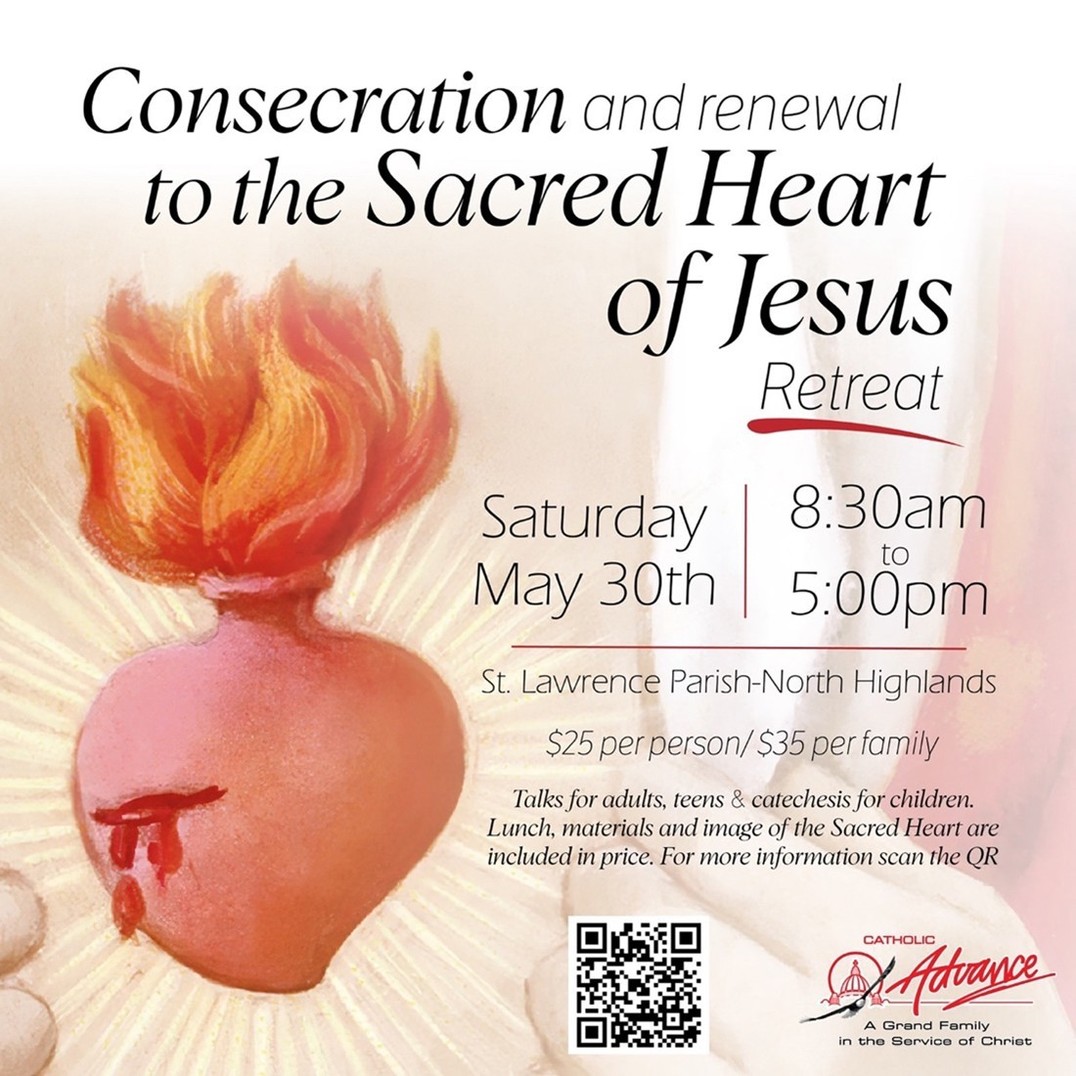 Sacred Heart Of Jesus Retreat Graphic