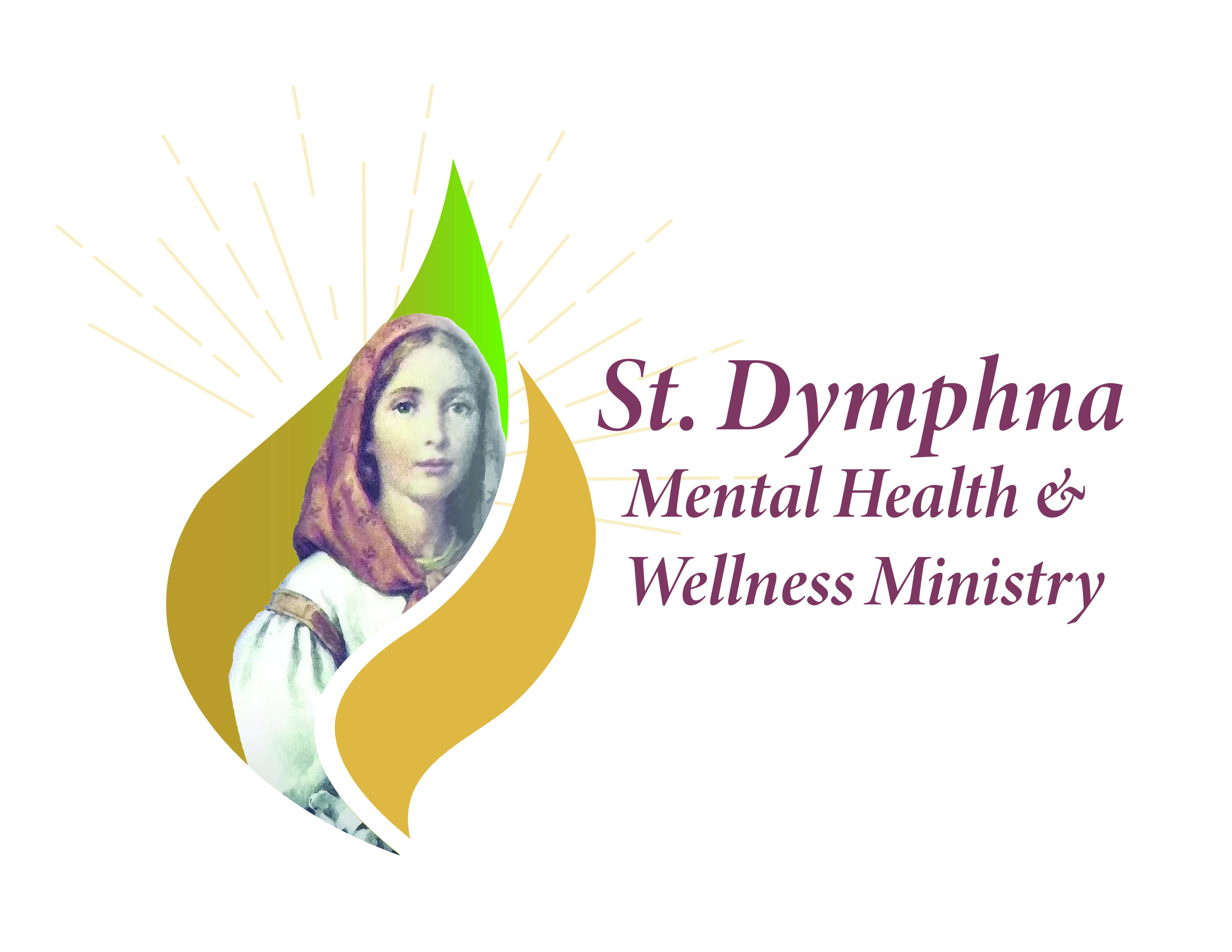 St Dymphna Standalone Logo W Name