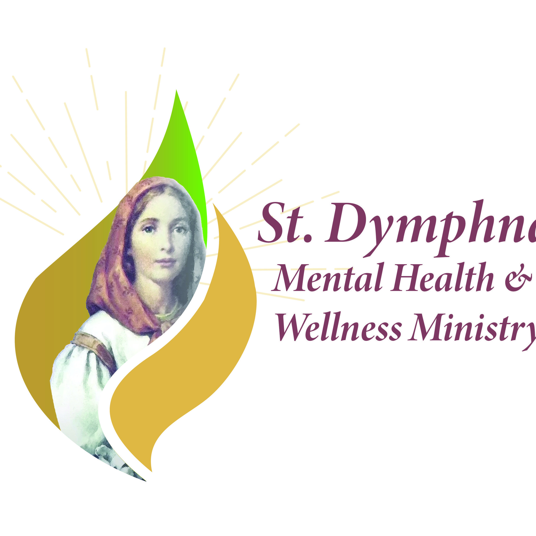 St Dymphna Standalone Logo W Name